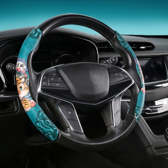 Car Universal China-Chic Relief Steering Wheel Cover (Tiger)