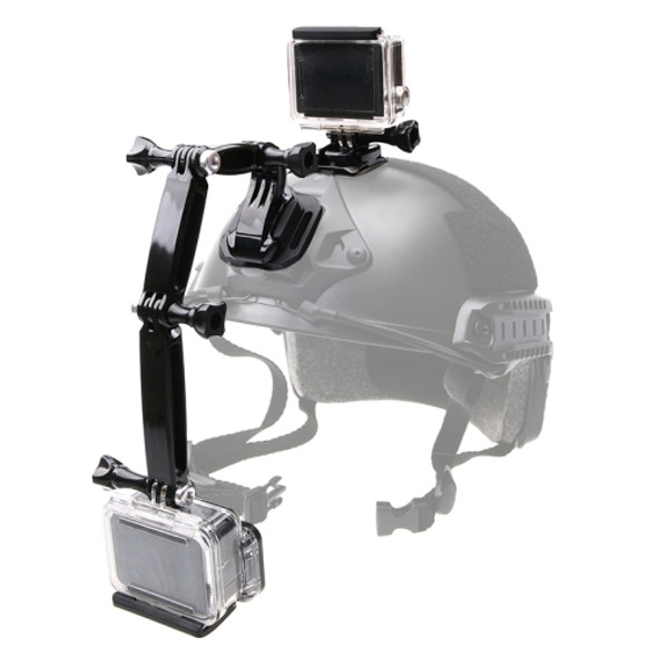 Helmet Front Mount Bundle Set for GoPro  NEW HERO /HERO6   /5 /5 Session / Xiaoyi and Other Action Cameras