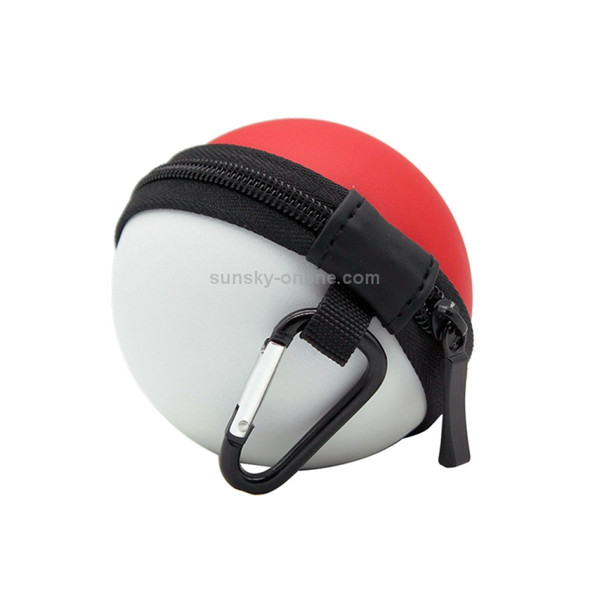 Carrying Portable Protective Bag for Nintendo Switch Poke Ball Plus Controller, with Keychain Size:13.5cm × 7.2cm × 3.3cm