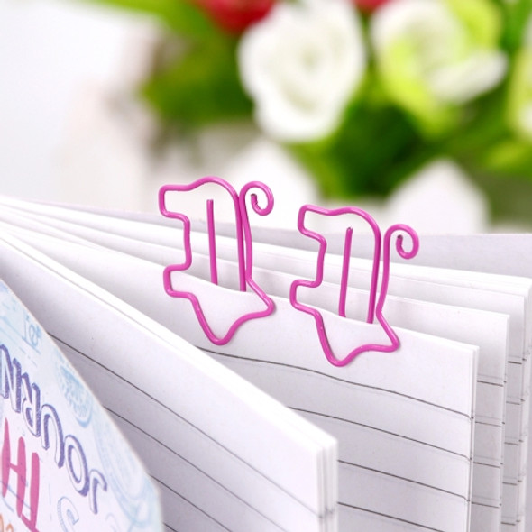 10 PCS Cute Animal Pink Pig Bookmark Paper Clip School Office Supply Metal Gift Stationery