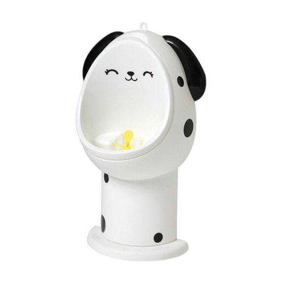 Child Baby Toilet Standing Kid Urinal(Black Cute Dog)