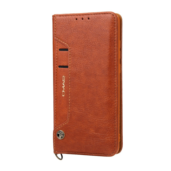 For Huawei P30 CMai2 Kaka Series Litchi Texture Horizontal Flip Leather Case with Holder & Card Slots(Brown)