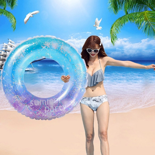 2 PCS Sequins Starry Sky Mermaid Adult Swimming Ring Children Armpit Swimming Ring, Size: 70cm