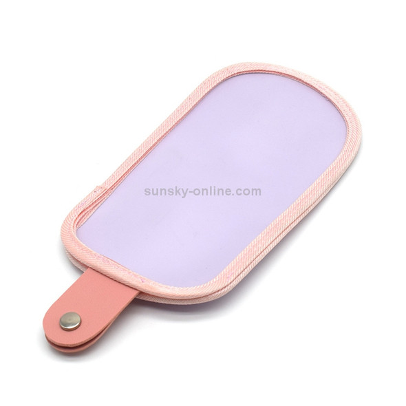 3 PCS Ice Cream Personality Mobile Phone Glasses Bag Retro Portable Storage Sunglasses Bag(Light Purple)