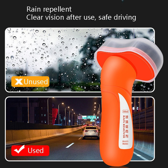 2 PCS 100ml Car Windshield Cleaning Rainproof Agent Stain Removal Car Cleaning Supplies, Specification: Oil Film Removal