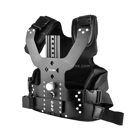 YELANGU B200-C1 Dual Shock-absorbing Arm Stabilizer Vest Camera Support System for DSLR & DV Digital Video Cameras (Black)
