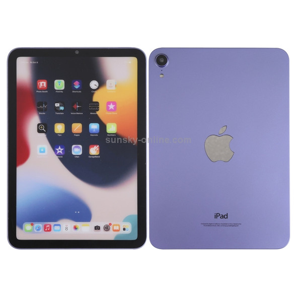Color Screen Non-Working Fake Dummy Display Model for iPad mini 6 (Purple)