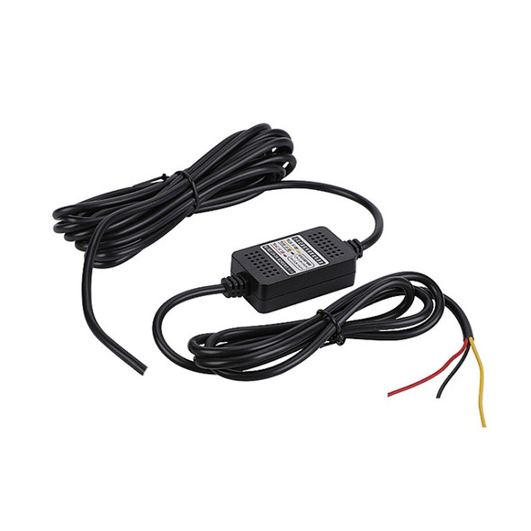 H516 Recording Step-down Line Shrinkage Video Car Charger Line Parking Monitoring Three-Core Power Cord, Model: Without Fuse(Micro Straight)
