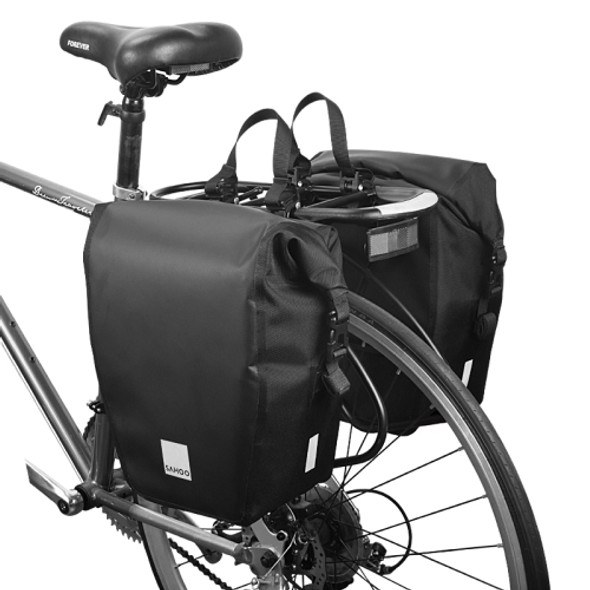 SAHOO 20L Bicycle Shelf Bag Long-Distance Cycling Pannier Bag(Black)