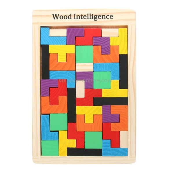 8 x 5 Educational Wooden Brain Games Toys 8 Color 5 Building Blocks