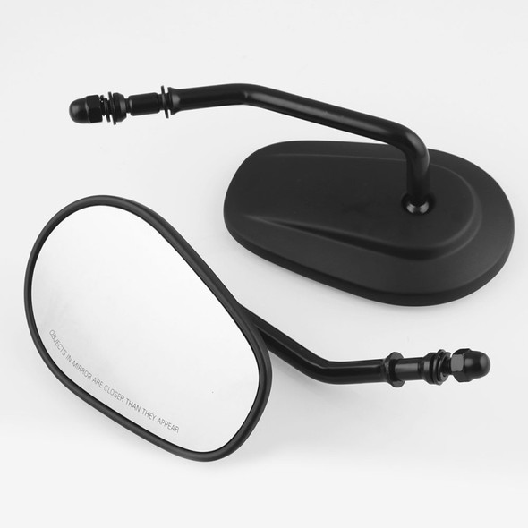 MB-MR008-BK Motorcycle Modified Rotatable Matt Rear View Mirror Set for Harley Davidson XL 883 1200