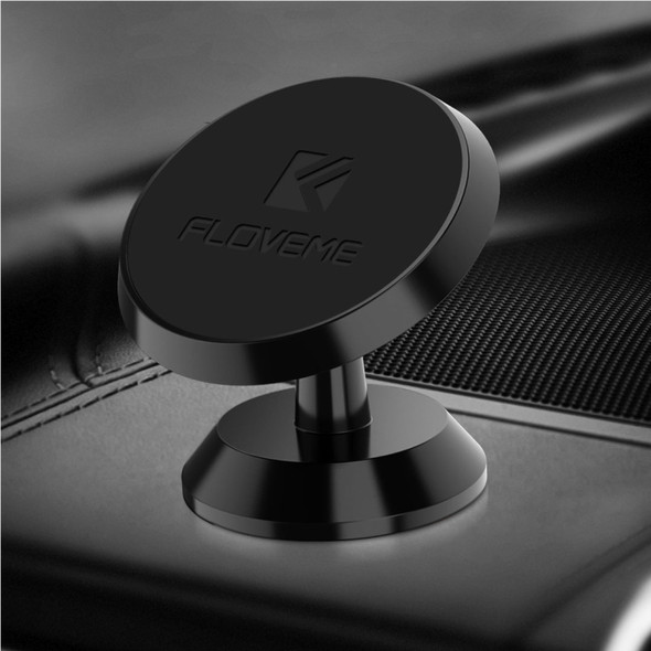 FLOVEME YXF88141 Universal 360 Degree Rotatable Magnetic Car Phone Holder Stand Mount, For iPhone, Galaxy, Sony, Lenovo, HTC, Huawei, and other Smartphones (Black)