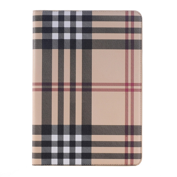 Plaid Pattern Leather Case with Holder & Card slots & Wallet for Galaxy Tab A 9.7 4G LTE / T555