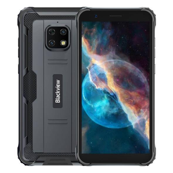 [HK Warehouse] Blackview BV4900S Rugged Phone, 2GB+32GB, IP68 Waterproof Dustproof Shockproof, 5580mAh Battery, 5.7 inch Android 11 GO SC9863A Octa Core up to 1.6GHz, Network: 4G, OTG, Dual SIM (Black)