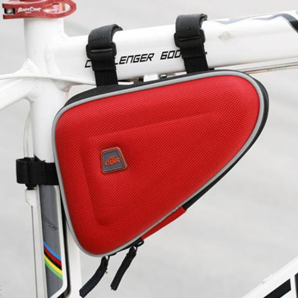 CBR  EVA Hard Shell Bag Mountain Bike Bicycle Triangle Bag Saddle Bag(Red)