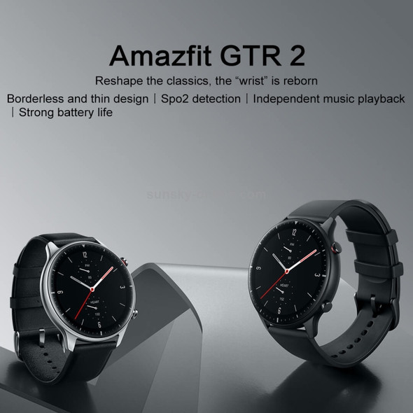 Original Xiaomi Youpin Amazfit GTR 2 Smart Watch Classic Version(Black)