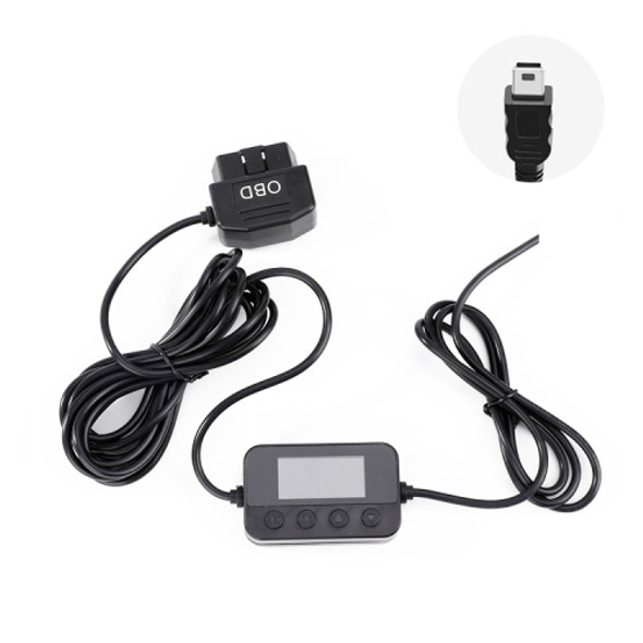 HS-01 Car Charger Line 24V To 5V Driving Recorder Buck Line Digital Shortage Video ACC Power Cord, Style: Mini Straight