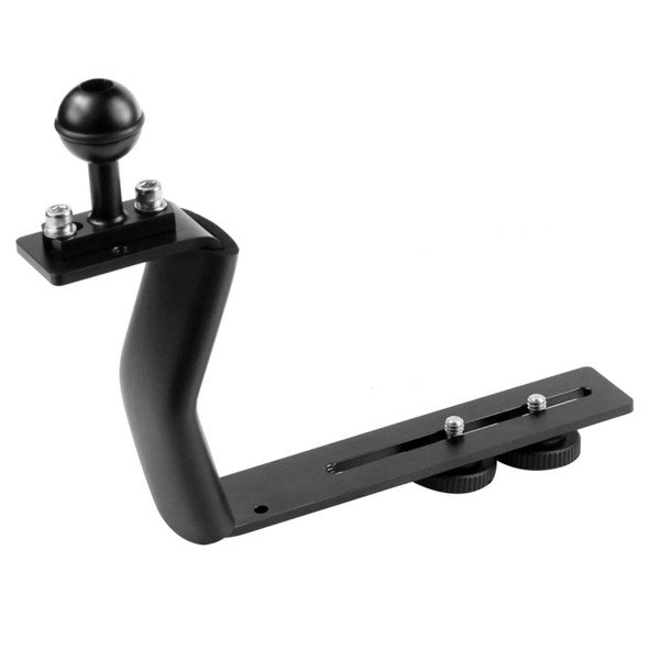 PULUZ Z Shape Aluminum Alloy Handle Bracket Extension Arm Holder for Diving Underwater Photography System