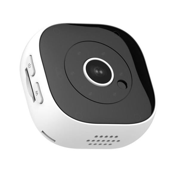 H9 Mini HD 1280 x 720P 120 Degree Wide Angle Wearable Smart Wireless WiFi Surveillance Camera(White)