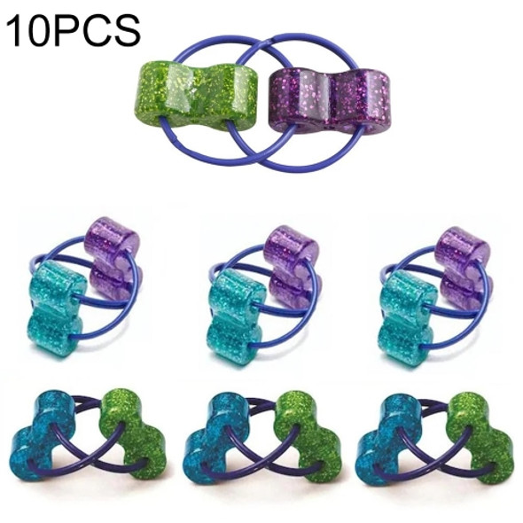 10 PCS Large Bicycle Decompression Chain Toys(Random Color)