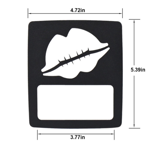 Car Taillight Refit Decoration Pattern Protective Cover, Specification:Lip Shape