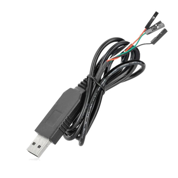LDTR-WG0133 PL2303HX 1m USB to TTL / USB to COM Module Converter Cable (Black)