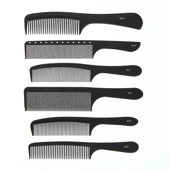 12 PCS Men Haircutting Comb Hair Salon Flat Haircutting Comb(0512)