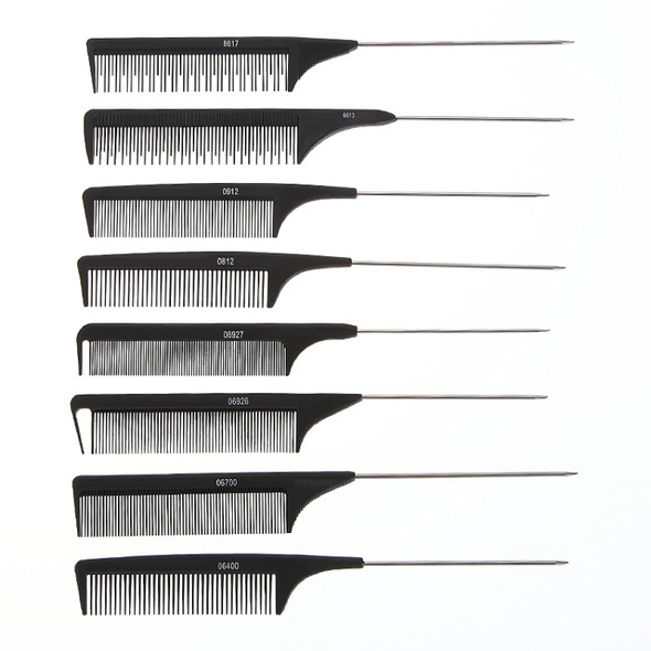 12 PCS Men Haircutting Comb Hair Salon Flat Haircutting Comb(06926)