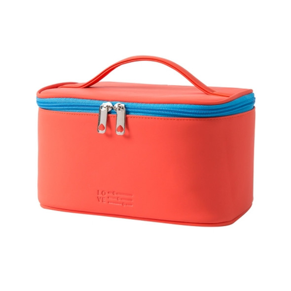 Waterproof Portable Large-capacity Cosmetic Bag Travel Toiletries Storage Bag, Specification: 22x12x14cm(Orange)