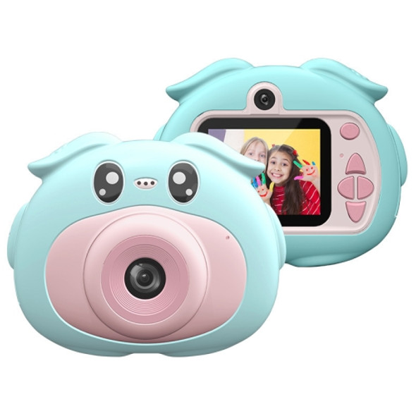 X18a Cartoon Digital Camera Children Toy Camera Blue HD Dual-lens Camera