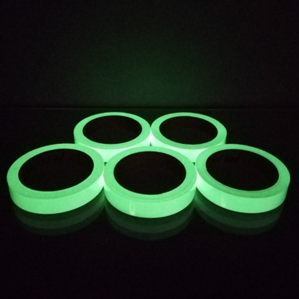 5 Rolls Home Decoration Baseboard Luminous Strip Safe Passage Warning Fluorescent Sticker, Specification: 2cmx100cm(Light Green)