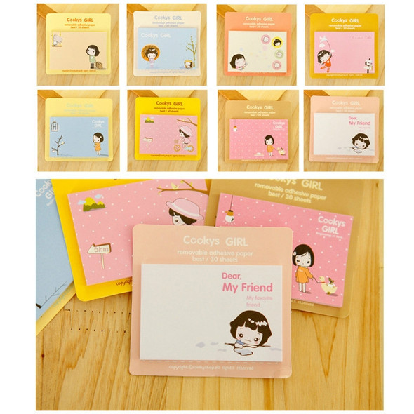 8 Pack  Sticky Notes Book Random Color Delivery