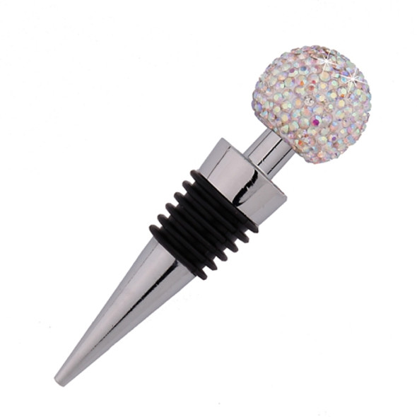 Crystal Ball Red Wine Stopper Diamond Zinc Alloy Metal Sealed Wine Cork(AB)