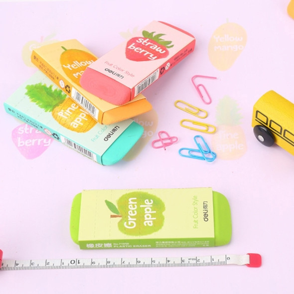 School Stationery Office Supplies Color Fruit Large Size Eraser,Random Color Delivery,Size:10.8*4*1.2cm