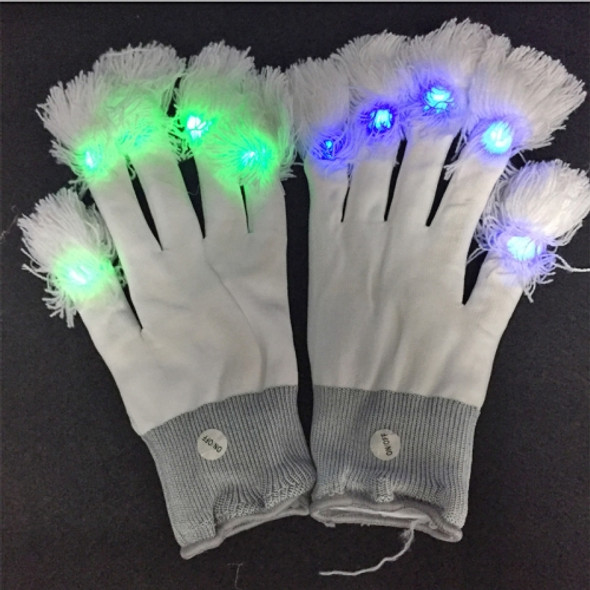 1 Pair Luminous Gloves LED Colorful Gloves LED Flashing Warm Gloves