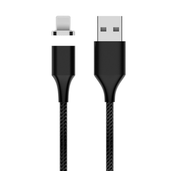 M11 5A USB to 8 Pin Nylon Braided Magnetic Data Cable, Cable Length: 2m (Black)