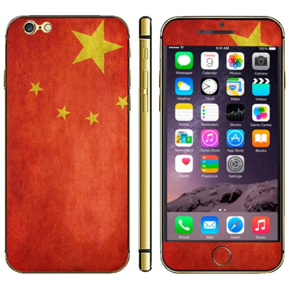 Chinese Flag Pattern Mobile Phone Decal Stickers for iPhone 6 & 6S