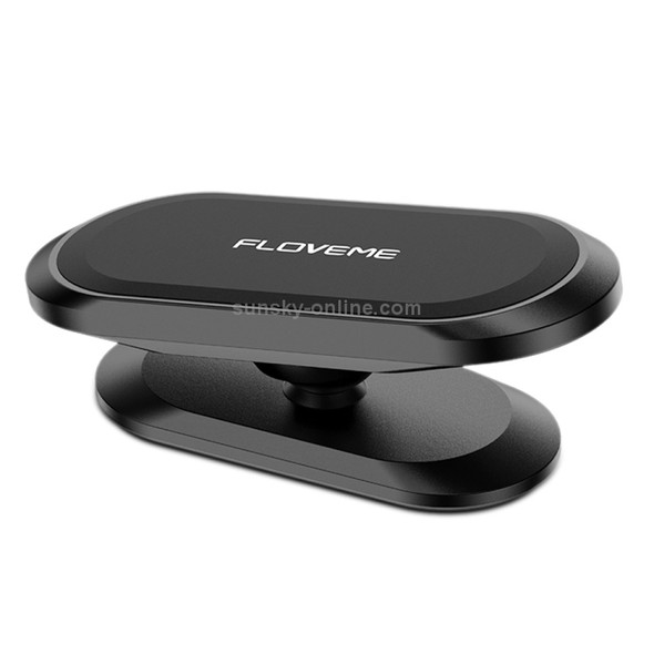 FLOVEME YXF205587 AE-FLM S16 Center Console 360 Degree Rotating Bracket for 4-7 inch Phone (Black)