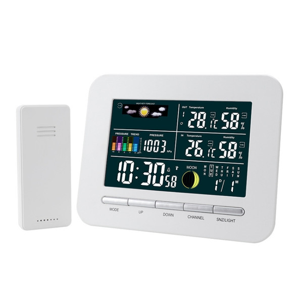 High-Precision Electronic Clock Indoor And Outdoor Weather Forecast Thermometer And Hygrometer