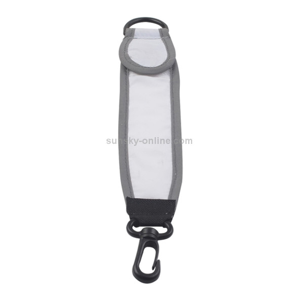 2 PCS Outdoor Backpack Reflective Strap Field Distress Signal Light(White)