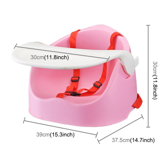 Baby Chair Portable Multifunction Chair Baby Safety Chair Baby Dining Chair(Pink)