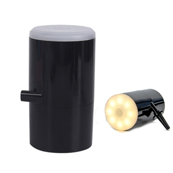 Air Pump & Camping Lamp 2 in 1 Outdoor Camping Lamp Long Battery Life Electric Pump(Black)
