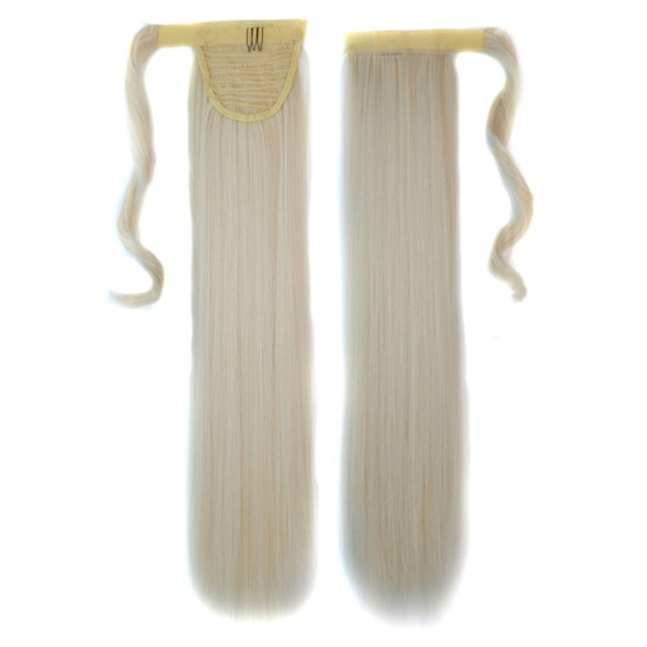 60# Invisible Seamless Bandage-style  Wig Long Straight Hair Wig Ponytail