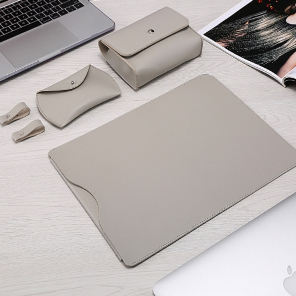 Locked Side Laptop Liner Bag For MacBook Air 11.6 inch A1465 / A1370(4 In Gray)