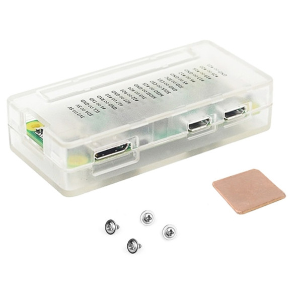 LandaTianrui LDTR-PJ012 ABS Protective Case with Heat Sink for Raspberry Pi Zero W / Zero(Transparent)