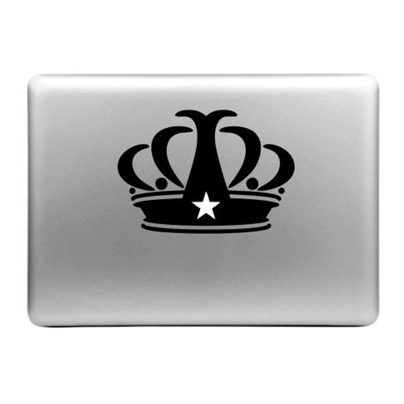 Hat-Prince Crown Pattern Removable Decorative Skin Sticker for MacBook Air / Pro / Pro with Retina Display, Size: M