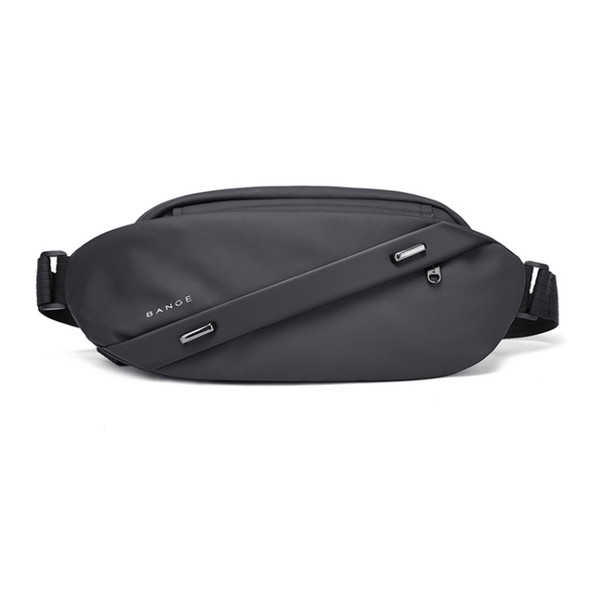 BANGE BG-7295 Men Waterproof Business Casual Chest Bag Messenger Bag(Black)