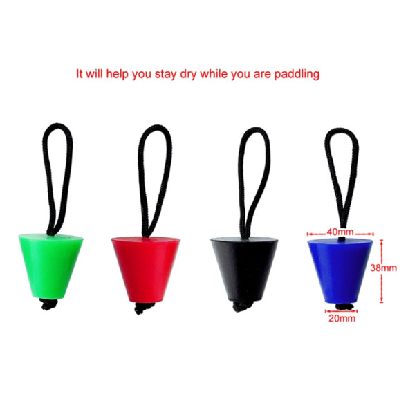 10 PCS Silicone Water Stopper Drain Hole Valve For Kayaking Canoe Assault Boat, Random Color Delivery