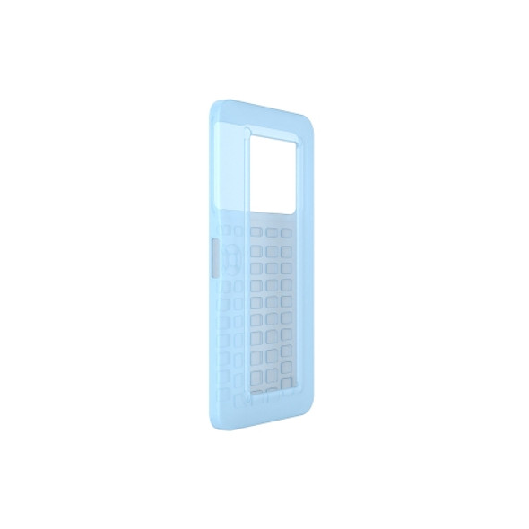 For Texas Instruments TI-84 Plus CE Calculator Silicone Cover(Transparent Blue)