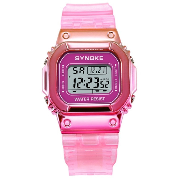 SYNOKE 9622 Stylish Colorful Chameleon Digital Watch(Pink Rose Gold)